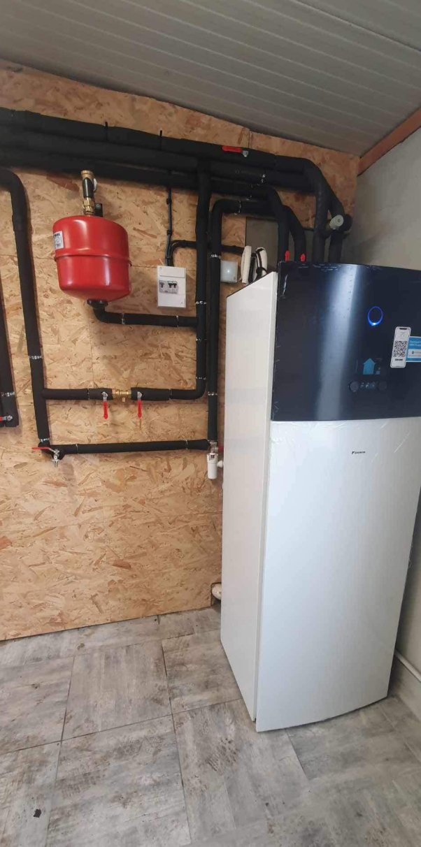 Réalisation pompe à chaleur air/eau DAIKIN Pas-de-Calais — Installation 5