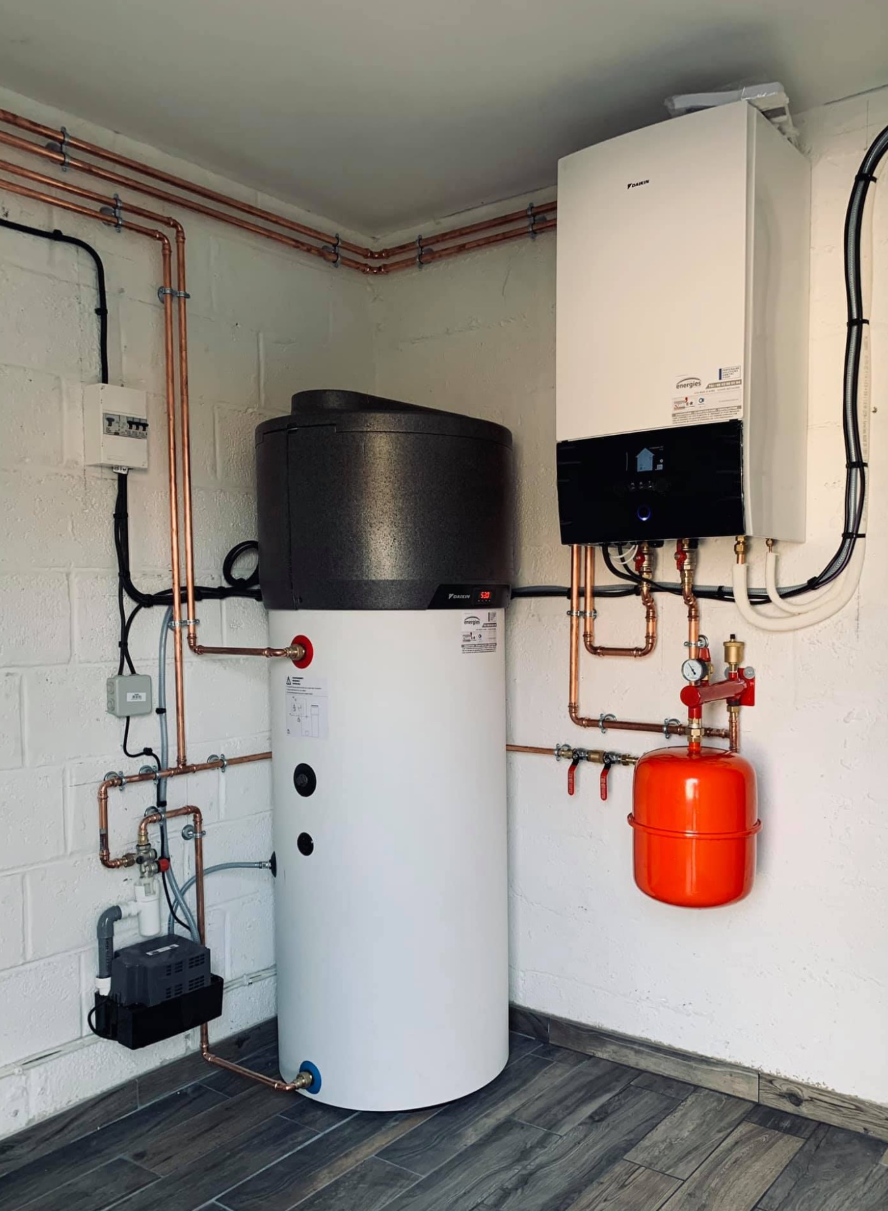 Réalisation pompe à chaleur air/eau DAIKIN Pas-de-Calais — Installation 9